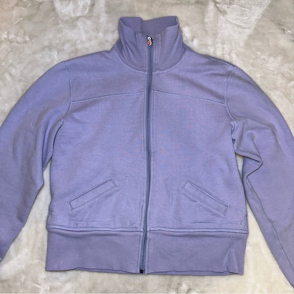 Lululemon Purple Scuba Zip-Up Sweatshirt Jacket Size 12 - Picture 11 of 11